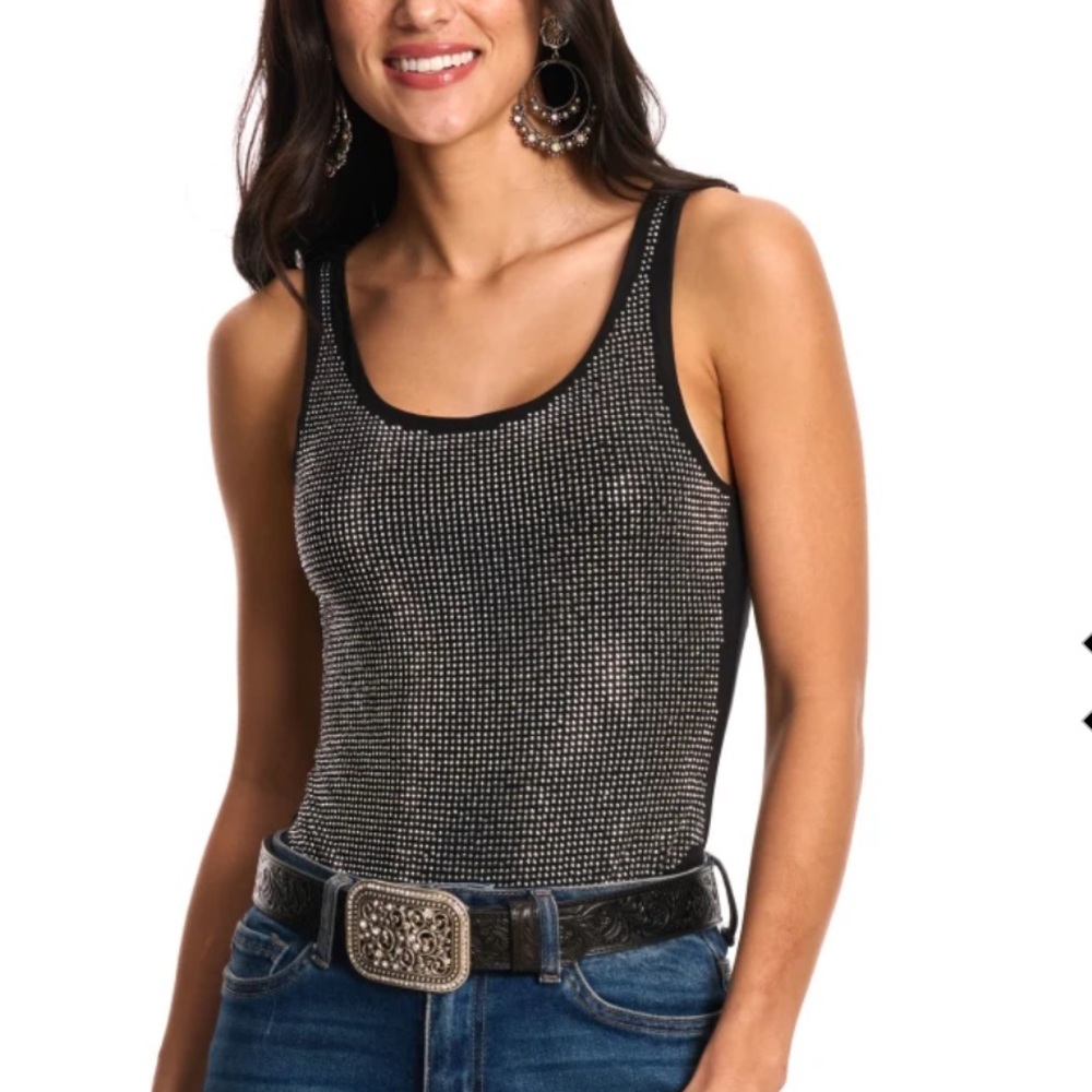 Western Wear Rheinstone Bodysuit